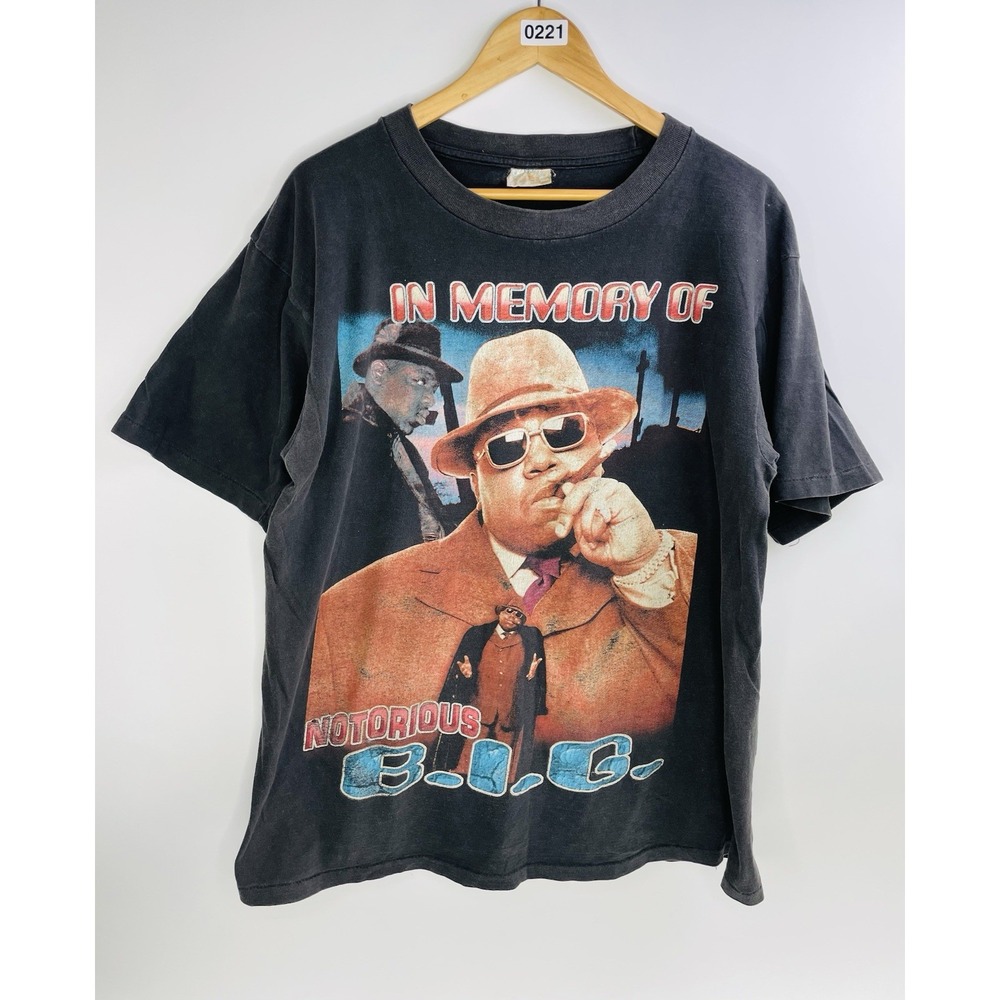 Vintage 1990's Notorious B.I.G. Life After Death Rap Hip-Hop T-Shirt Size XL XXL